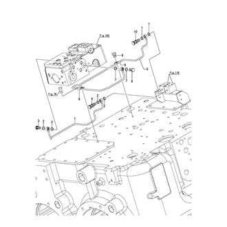 FIG 130. HYDRAULIC OIL PIPE(ENGAGE/OFF SWITCH)(OPTIONAL)