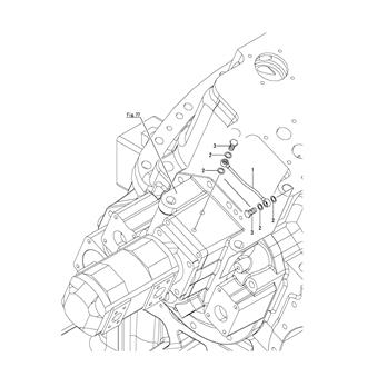 FIG 142. LUB. OIL PIPE(HYDRAULIC OIL PUMP DRIVING)(ENGINE-INSTALLED CPP PUMP SPEC.)