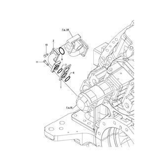 FIG 143. HYDRAULIC OIL PIPE(CPP)(ENGINE-INSTALLED CPP PUMP SPEC.)