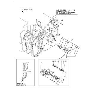 FIG 2. GEAR HOUSING & COOLING PUMP