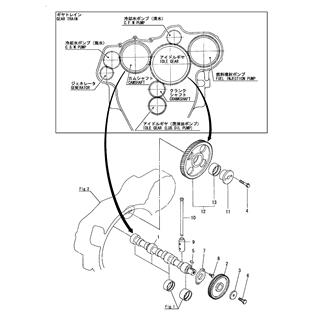 FIG 8. CAMSHAFT & IDLE GEAR