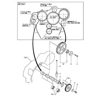 FIG 8. CAMSHAFT & IDLE GEAR