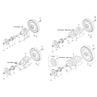 FIG 18. CRANKSHAFT & FLYWHEEL