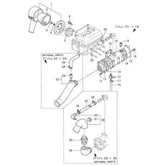 FIG 4. SILENCER & EXHAUST MANIFOLD