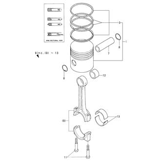 FIG 7. PISTON & CONNECTING ROD