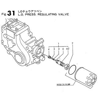 FIG 31. LUB. OIL PRESS. REGULATING VALVE