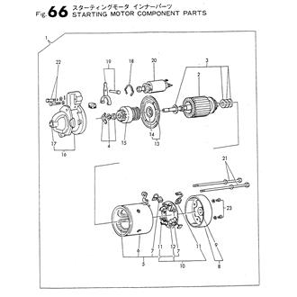 FIG 66. STARTING MOTOR INNER PARTS