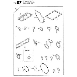 FIG 87. GASKET SET