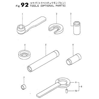 FIG 92. TOOLS(OPTIONAL PARTS)