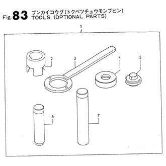 FIG 83. TOOLS(OPTIONAL PARTS)