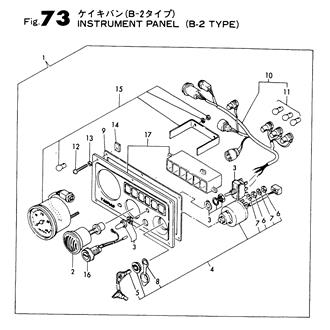 FIG 73. INSTRUMENT PANEL(B-2 TYPE)