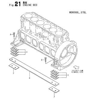 FIG 21. ENGINE BED