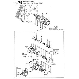 FIG 76. COOLING SEA WATER PUMP