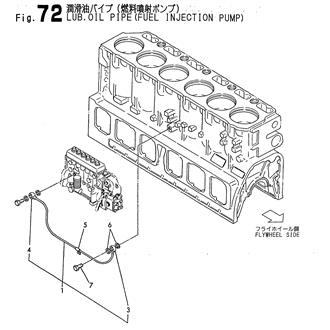 FIG 72. LUB.OIL PIPE(FUEL INJECTION PUMP)