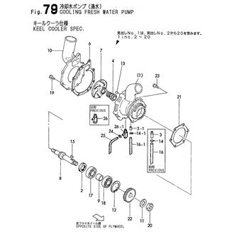 FIG 79. COOLING FRESH WATER PUMP