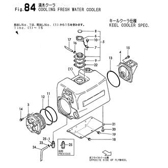 FIG 84. COOLING FRESH WATER TANK