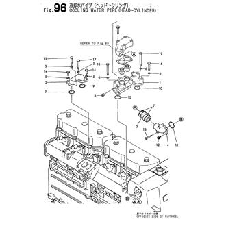 FIG 96. COOLING WATER PIPE(HEAD-CYLINDER)