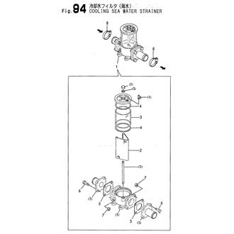 FIG 94. COOLING SEA WATER STRAINER