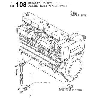 FIG 108. COOLING WATER PIPE(BY-PASS)