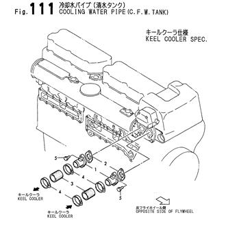 FIG 111. COOLING WATER PIPE(C.F.W.TANK)