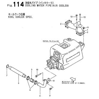 FIG 114. COOLING WATER PIPE(AIR COOLER)