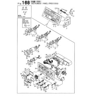 FIG 168. INSTRUMENT PANEL(PREVIOUS)