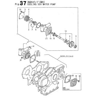 FIG 37. COOLING SEA WATER PUMP