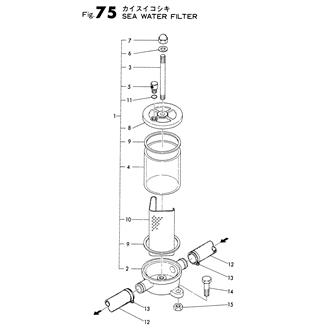 FIG 75. SEA WATER FILTER