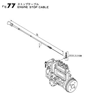 FIG 77. ENGINE STOP CABLE