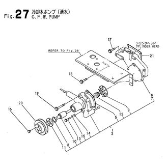 FIG 27. COOLING FRESH WATER PUMP