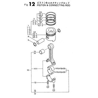 FIG 12. PISTON,CONNECTING ROD