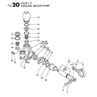 FIG 20. COOLING WATER PUMP