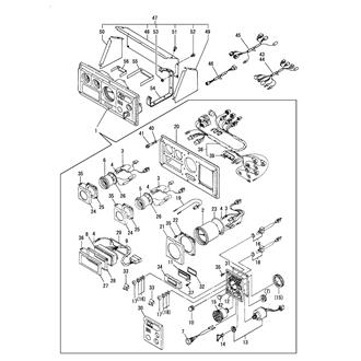 FIG 82. INSTRUMENT PANEL(C-TYPE,OPTIONAL)(UP TO EXXXXX)