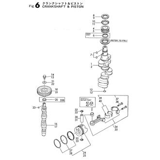 FIG 6. CRANKSHAFT & PISTON