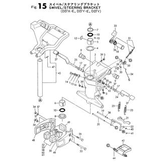 FIG 15. SWIVEL & STEERING BRACKET(D27)