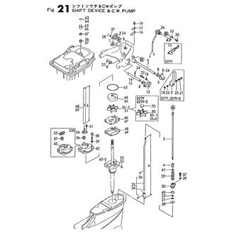 FIG 21. SHIFT DEVICE & C.W.PUMP