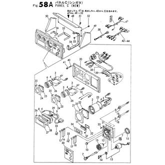 FIG 94. (58A)INSTRUMENT PANEL(C-TYPE,NEW)