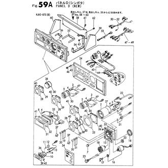 FIG 95. (59A)INSTRUMENT PANEL(D-TYPE,NEW)