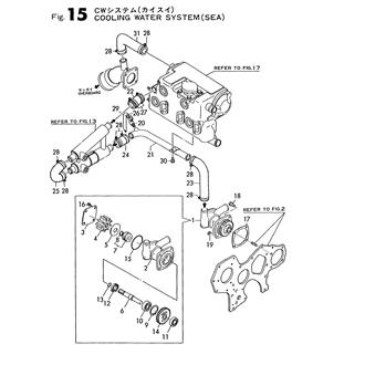 FIG 15. COOLING SEA WATER PUMP