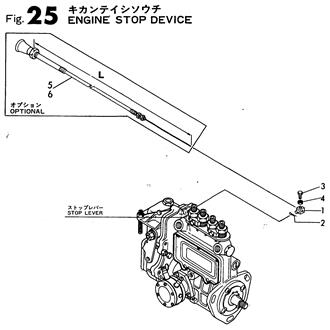 FIG 25. ENGINE STOP DEVICE
