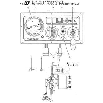 FIG 37. INSTRUMENT PANEL(B TYPE)(OPTIONAL)