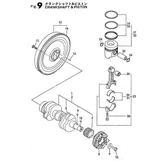 FIG 9. CRANKSHAFT & PISTON