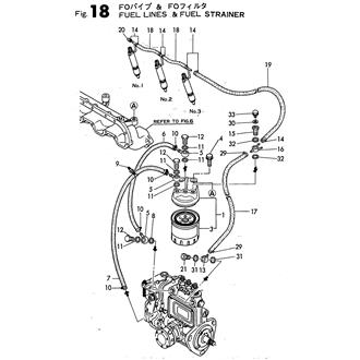 FIG 18. FUEL LINE & FUEL STRAINER