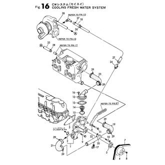 FIG 16. COOLING FRESH WATER SYSTEM