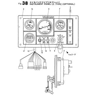 FIG 38. INSTRUMENT PANEL(C TYPE)(OP)