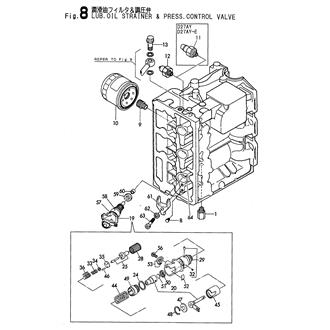 FIG 8. LUB.OIL STRAINER & PRESS.CONTROL VALVE