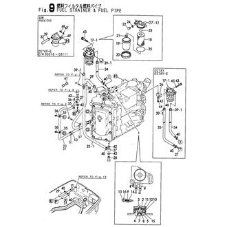 FIG 9. FUEL STRAINER & FUEL PIPE