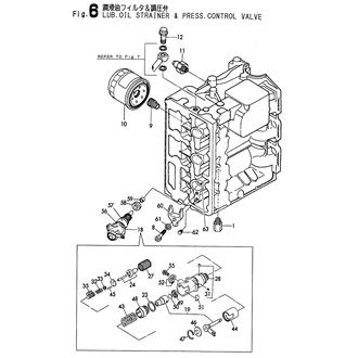 FIG 6. LUB.OIL STRAINER & PRESS.CONTROL VALVE