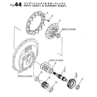 FIG 44. INPUT SHAFT & SURPORT SHAFT