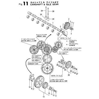 FIG 11. CAMSHAFT & IDLE GEAR